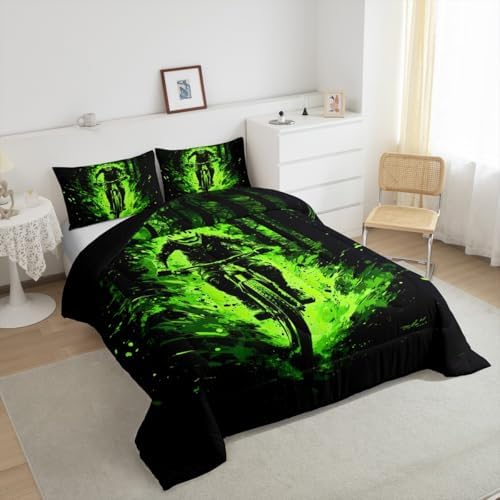 Feelyou Dirt Bike Kids Bedding Set Boys Girls Queen Size