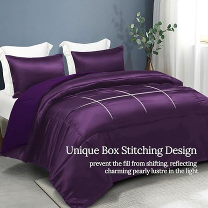 Whale Flotilla 3-Piece Reversible Silky Soft Breathable King Comforter Set