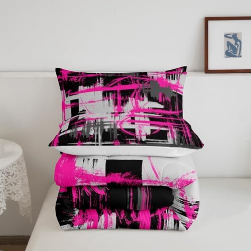 Feelyou Striped Comforter Set Twin Size Kids Boys Bedding