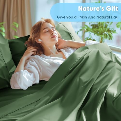 SONORO KATE 1000 Series 100% Egyptian Cotton King Sheet Set,4 Pieces