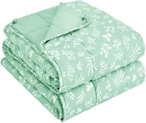 yescool King Size Weighted Blanket for Adults 20lbs, 80” x 87”, Cyan