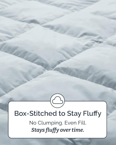 Twin XL Comforter Set - Ice Blue Bedding for All Seasons - 2 Piece Bed Set