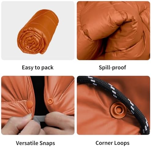 Camping Blanket Puffy Camp Blanket Large Outdoor Blanket