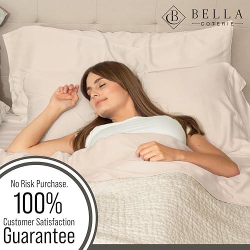 Bella Coterie | Luxury Bamboo Viscose Queen Size Fitted Sheet Only