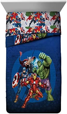 Marvel Avengers Full Size Comforter Set 5 Piece Kids Bedding, Multi