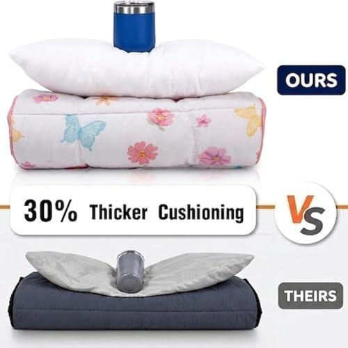 Primlect Toddler Nap Mat with Pillow, Thickened Extra Large Sleeping Bag