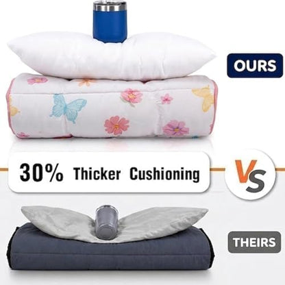 Primlect Toddler Nap Mat with Pillow, Thickened Extra Large Sleeping Bag