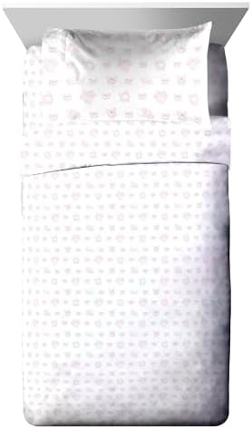 Jay Franco Comforter Set Includes Sheets and Pillow Covers - Soft and Cozy Bed Set for Stylish Room Decor, Official Licensed Product, Multi - Hello Kitty, 5 Piece Twin