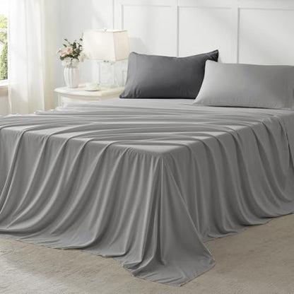 Anluoer Twin Comforter Set, 5 Piece Bed in a Bag Twin Bedding Sets