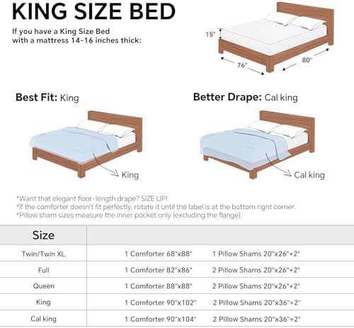 BEDELITE Fleece King Comforter Set, Fluffy Bed Set, Red