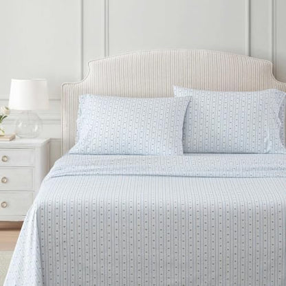 Martha Stewart - Full Size Sheet Set with Fitted Sheet & Pillowcases
