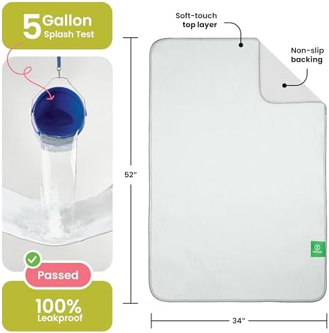 IMPROVIA® Washable Underpads, Heavy Absorbency Reusable Incontinence Pads