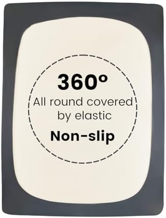 SLEEP ZONE King Size Mattress Pad, Cooling Mattress Topper, Quilted Fitted Mattress Cover, Machine Washable Mattress Protector, Soft Fluffy Down Alternative, Deep Pocket 8~21 inch (Black, King)