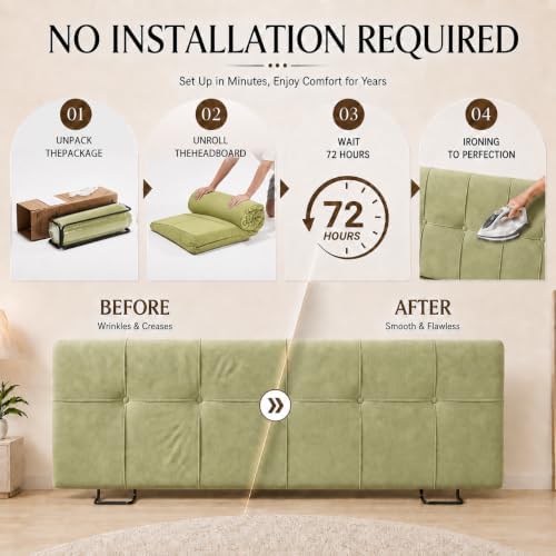 King Headboard with Adjustable Height