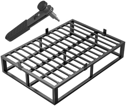 Bilily 14 Inch King Bed Frame with Sturdy Steel Slat Support,Heavy Duty Metal Platform King Size Mattress Foundation,No Box Spring Needed,Easy Assembly,Noise Free,Black