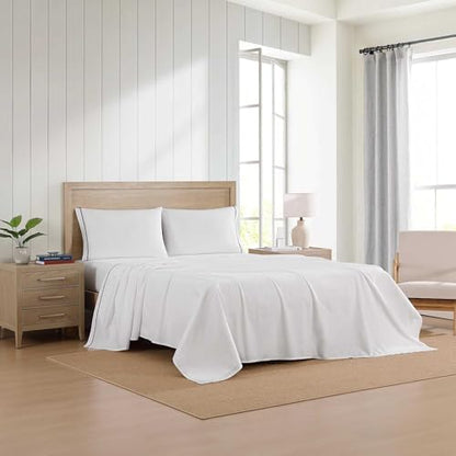 Tommy Hilfiger - King Size Sheet Set with Fitted Sheet & Pillowcases