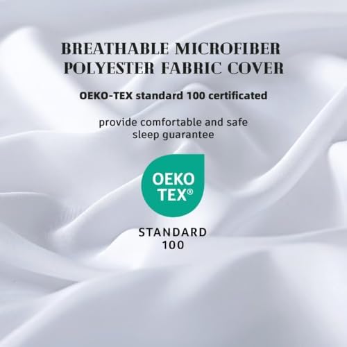 DOWNCOOL Comforters King Size, White Duvet Insert, Lightweight Quilt