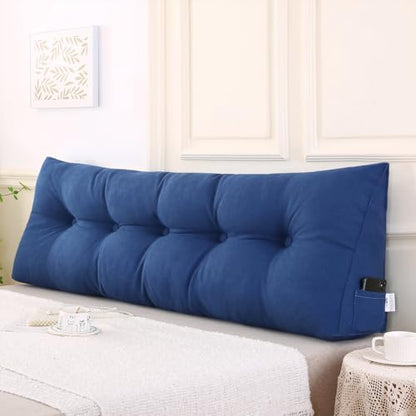 SAMTY Wedge Headboard Pillow Cal King for Bed Sitting Up, Back Pillow