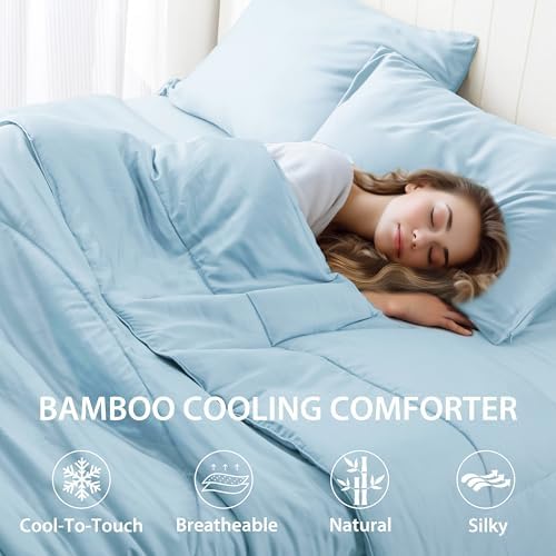 Bamboo Viscose Summer Comforter/Blanket King Size, 106 x 90 Inches