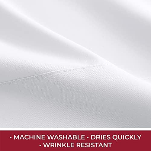 Mellanni Iconic 4-Piece, Ultra Soft Sheet Set (RV/Short Queen, White)