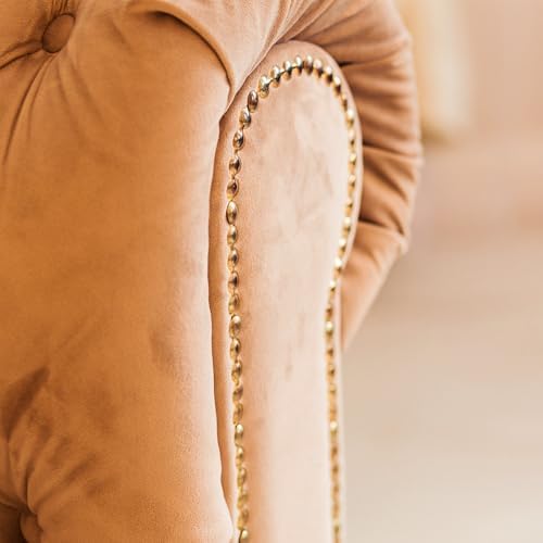 uxcell Upholstery Nailhead Trim, 8 Meters Glossy Upholstery Tacks Strips, Decorative Nail Trims with Nails for Sofa Headboard, Chair DIY Furniture Accessory (11mm Brown)