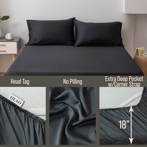 Bella Coterie | Luxury Bamboo Viscose Full Size Fitted Sheet Only
