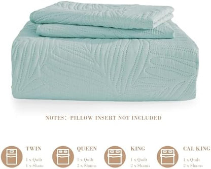 Exclusivo Mezcla 3-Piece Lightweight California King Quilt Bedding Set