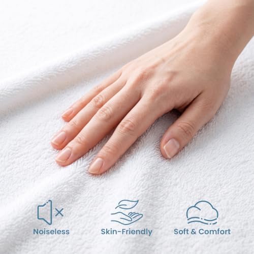 TASTELIFE Waterproof King Size Mattress Protector, Microfiber, 76x80 Inches