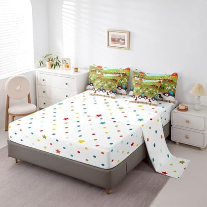 Erosebridal Farm Animals 7 Piece Bedding Set