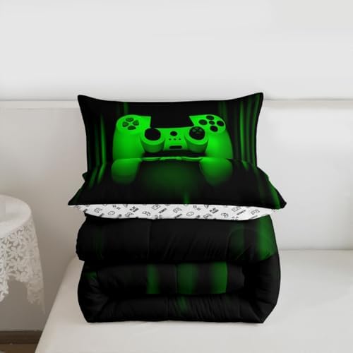Feelyou Boys Gamer Comforter Set Queen Size for Teens Child