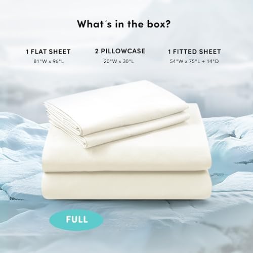 Comfort Spaces Coolmax Moisture Wicking Cooling Sheet Set, Full 4 Piece