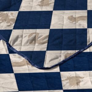 Harry Potter Herald Call Full/Queen Quilted Throw Blanket Adults Boys Girls, Soft Lightweight Bedding for Bed, or Couch, 90 x 90 inches