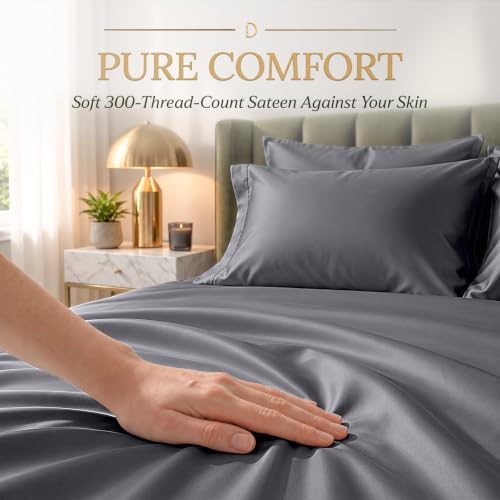 DECOLURE 100% Viscose Derived from Bamboo Sheets | 6 Pc Bed Set