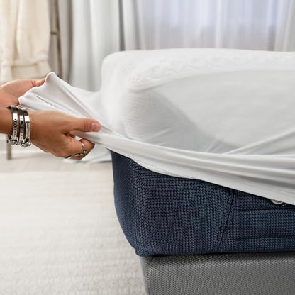 Bedgear Dri-Tec Waterproof Mattress Protector– Cooling Moisture-Wicking Mattress Cover | Breathable Noiseless Mattress Pad with Deep Pocket | Adjustable Base & Machine Washable - Split Head Cal King