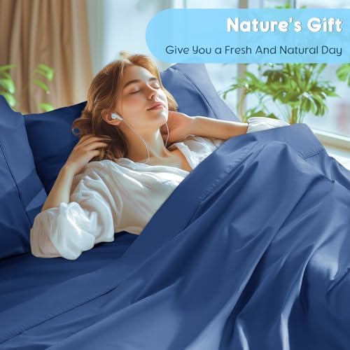 SONORO KATE 1000 Series 100% Egyptian Cotton King Sheet Set,4 Pieces