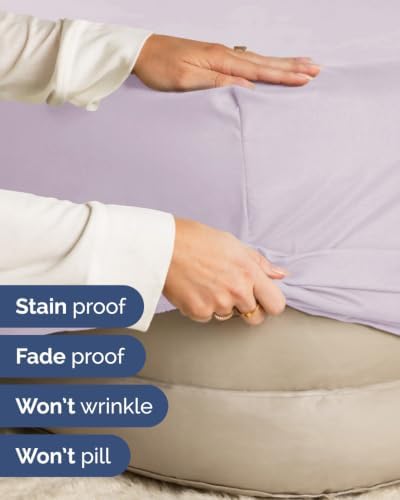 CGK Linens Deep Flex Top Split Head King Fitted Sheet - Light Lavender