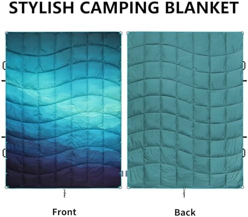 Camping Blanket Puffy Camp Blanket Large Outdoor Blanket
