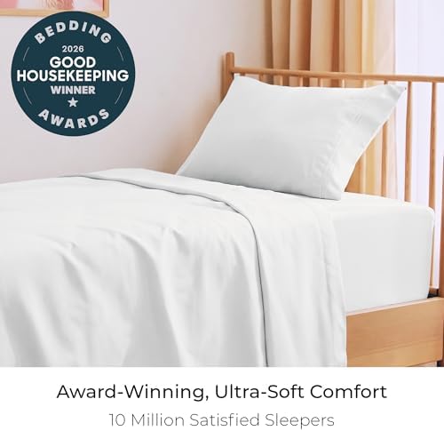 Mellanni Iconic 3-Piece, Ultra Soft Sheet Set (Twin XL, White)
