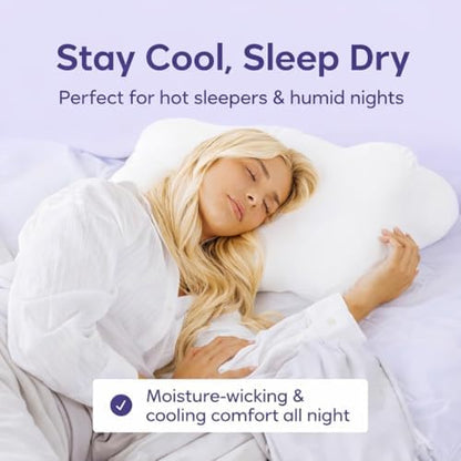 Mellow Cloud Cold Cooling Comforter for Hot Sleepers, Built-in Duvet