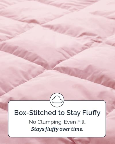 Twin XL Comforter Set - Lavender Pink All Season Bedding - 2 Piece Bed Set