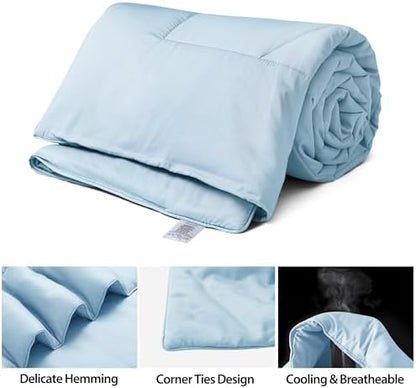 Bamboo Viscose Summer Comforter/Blanket King Size, 106 x 90 Inches