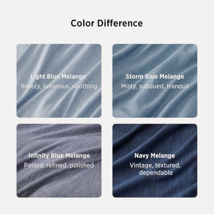 Bedsure Navy Cal King Comforter Set, Soft Cationic Dyed Bedding Set 3 Pcs