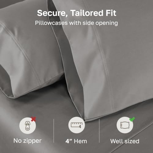 California Design Den 800 Thread Count 2-Pack Queen Pillow Cases