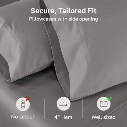 California Design Den 800 Thread Count 2-Pack King Size Pillow Case