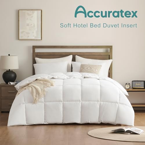 ACCURATEX Super King Duvet Insert Comforter 120x120,Cotton Shell