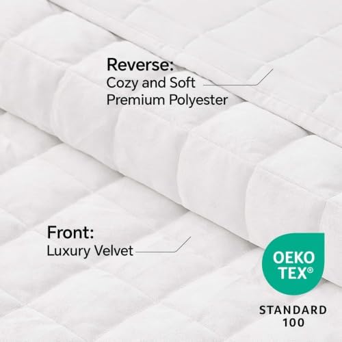 BEDELITE Velvet Quilt Set Queen Size, Luxury Velvet Comforter Bedding