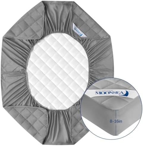 Queen Mattress Topper Pad Protector Waterproof, Mattress Cover Queen Size