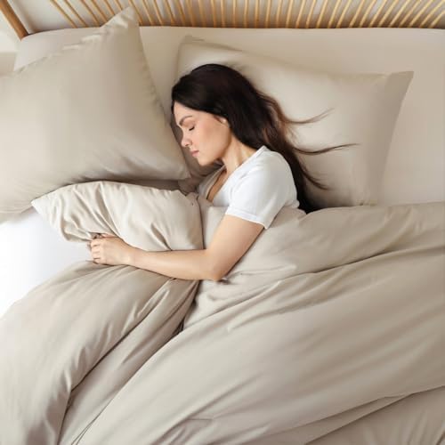 ROSGONIA Oversized King Comforter, Light Khaki, 120x98 Soft Bedding Quilt