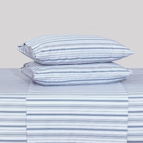 Feather & Stitch 100% Cotton Sateen 500 TC King Size Bed Sheet Set