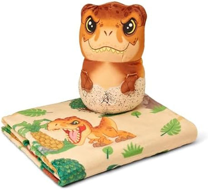 Northwest Universal Studios Jurassic World, Wild Time, Silk Touch Throw and Hugger Set, 50 x 60 Inches